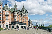 Kanada, Quebec, Quebec-Stadt, Chateau Frontenac Hotel in Alt-Quebec