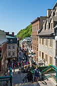 Kanada, Quebec, Quebec-Stadt, Straße Petit Champelain