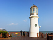 Dongbaek-Leuchtturm, Busan, Südkorea, Asien