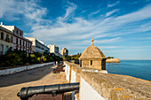 La Candelaria Bastion and Parque Genoves, old town, Cadiz, Andalucia, Spain, Europe