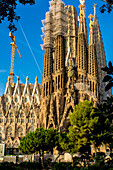 Antoni Gaudis Sagrada FamA?lia-Basilika, UNESCO-Weltkulturerbe, Barcelona, Katalonien, Spanien, Europa