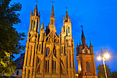 St.-Anna-Kirche, UNESCO-Welterbestätte, Vilnius, Litauen, Europa