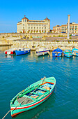 Umberto I Bridge connecting Syracuse to Ortygia Island, Ortygia, Syracuse, Sicily, Italy, Mediterranean, Europe