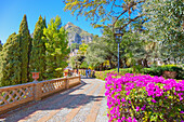 Taormina public gardens, Taormina, Sicily, Italy, Mediterranean, Europe