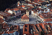 Town Hall in Council Square, Brasov, Transylvania, Romania, Europe