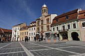 Rathausplatz, Kronstadt, Siebenbürgen, Rumänien, Europa