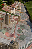 Tombstones at Chinese cemetery, Chiang Mai ,Thailand, Southeast Asia, Asia