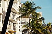 Art deco architecture, South Beach, Miami, Dade County, Florida, United States of America, North America