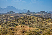 Das Hochland von Eritrea in der Nähe von Keren, Eritrea, Afrika