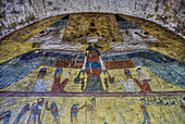 Reliefs, Tomb of Tausert and Setnakht, KV14, Valley of the Kings, Ancient Thebes, UNESCO World Heritage Site, Luxor, Egypt, North Africa, Africa