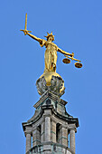 Statue of Justice, Old Bailey, Central Criminal Court, London, England, United Kingdom, Europe