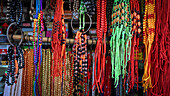 Strings of beads, Kamakhya Temple, Guwahati, Assam, India, Asia