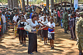 People arriving for the Ukusefya Pa Ng'wena Ceremony, Kasama, Zambia, Africa