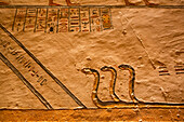 Reliefs, Grabmal von Ramses V und VI, KV9, Tal der Könige, Antikes Theben, UNESCO-Welterbe, Luxor, Ägypten, Nordafrika, Afrika