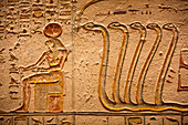 Reliefs, Grabmal von Ramses V und VI, KV9, Tal der Könige, Antikes Theben, UNESCO-Welterbe, Luxor, Ägypten, Nordafrika, Afrika