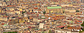 Elevated view of Naples skyline from Castel Sant'Elmo, Naples, Campania, Italy, Europe