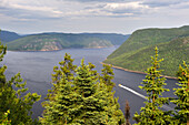 Eternite Bay, Saguenay National Park, Riviere-Eternite district, Province of Quebec, Canada, North America