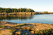 Saint-Lawrence River bank, Cote-Nord region, Quebec province, Canada, North America