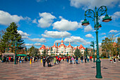 Entrance to Euro Disneyland, Disneyland Hotel, Paris, France, Europe