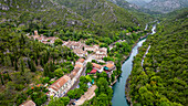 Saint-Guilhem-le-Desert, UNESCO-Weltkulturerbe, Jakobsweg, Herault, Okzitanien, Frankreich, Europa