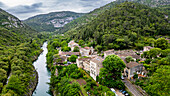 Saint-Guilhem-le-Desert, UNESCO World Heritage Site, Camino de Santiago, Herault, Occitanie, France, Europe