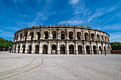 Römisches Amphitheater, Nîmes, Gard, Okzitanien, Frankreich, Europa