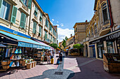 Küstenstadt Menton, Alpes Maritimes, Provence-Alpes-Côte d'Azur, Côte d'Azur, Frankreich, Europa