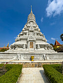 Exterior view of a stupa inside the Royal Palace grounds in Phnom Penh, Cambodia, Indochina, Southeast Asia, Asia