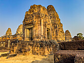 Pre Rup Tempel, ein hinduistischer Tempel in Angkor, erbaut 961 für den Khmer-König Rajendravarman aus Laterit und Sandstein, UNESCO-Welterbe, Kambodscha, Indochina, Südostasien, Asien