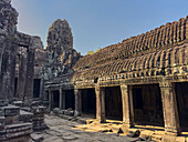 Bayon, der Staatstempel von König Jayavarman VII. aus dem späten 12. Jahrhundert, UNESCO-Welterbe, inmitten von Angkor Thom, Kambodscha, Indochina, Südostasien, Asien