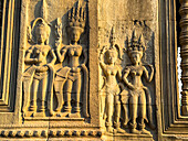 Angkor Wat, UNESCO-Weltkulturerbe, eine hinduistisch-buddhistische Tempelanlage bei Siem Reap, Kambodscha, Indochina, Südostasien, Asien