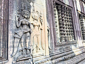 Angkor Wat, UNESCO-Weltkulturerbe, eine hinduistisch-buddhistische Tempelanlage bei Siem Reap, Kambodscha, Indochina, Südostasien, Asien