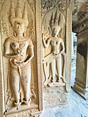 Angkor Wat, UNESCO-Weltkulturerbe, eine hinduistisch-buddhistische Tempelanlage bei Siem Reap, Kambodscha, Indochina, Südostasien, Asien