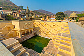 Panna Meena Ka Kund Stufenbrunnen, Amer, Rajasthan, Indien, Südasien, Asien