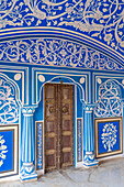 Chhavi Niwas, Das Blaue Zimmer im Stadtpalast, Stadtpalast, Jaipur, Rajasthan, Indien, Südasien, Asien