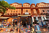 Schuhverkäufer, Jaipur, Rajasthan, Indien, Südasien, Asien