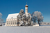 Pilgrimage Church of St. Coloman near Schwangau, Swabia, Bavarian Alps, Bavaria, Germany, Europe