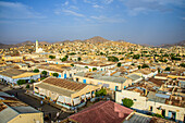 Blick über die Stadt Keren im Hochland von Eritrea, Afrika