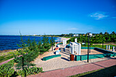 Beach park, Pemba, Punta Delgado, Northern Mozambique, Africa