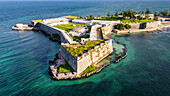 Luftaufnahme der Festung von San Sebastian, Insel Mosambik, UNESCO-Welterbestätte, Mosambik, Afrika