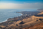 View over Iquique, Atacama desert, Chile, South America