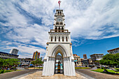 Old clocktower in Iquique, Atacama desert, Chile, South America