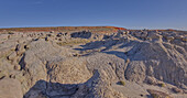 Goblin Garden west of Hamilili Point in Petrified Forest National Park, Arizona, United States of America, North America