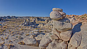 Koboldgarten westlich von Hamilili Point im Petrified Forest National Park, Arizona, Vereinigte Staaten von Amerika, Nordamerika