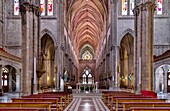 Die Basilica del Voto Nacional, eine katholische Kathedrale, begonnen 1887, Quito, Ecuador, Südamerika