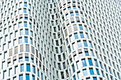 Detail of windows of modern Hotel Motel One Berlin-Upper West, Berlin, Germany, Europe