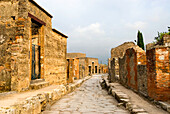 The Way of Abundance, archaeological site of Pompeii, UNESCO World Heritage Site, province of Naples, Campania region, Italy, Europe