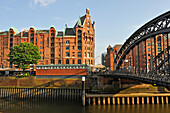 Speicherstadt, Stadtteil HafenCity, Hamburg, Deutschland, Europa