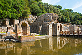 Prytaneion, Archäologische Stätte von Butrint, Butrint-Nationalpark, UNESCO-Weltkulturerbe, bei Saranda, an der Ionischen Küste, Albanien, Europa