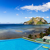 Pool im Lime Resort, El Nido, Bacuit Bay, Palawan, Philippinen, Südostasien, Asien